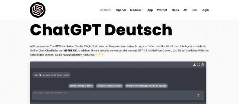 ChatGPT Deutsch